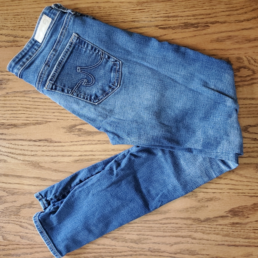 AG Adriano Goldschmied super skinny leggings ankle jeans size 17 with stretch